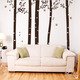 Birds in Forest Vinyl Wall Decal Set