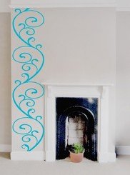 Flourish Design Vinyl Wall Decal Large