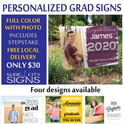 Graduate Yard Sign